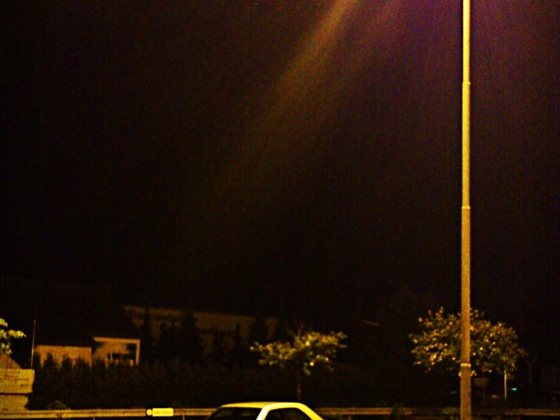 Nachts aufm Parkplatz